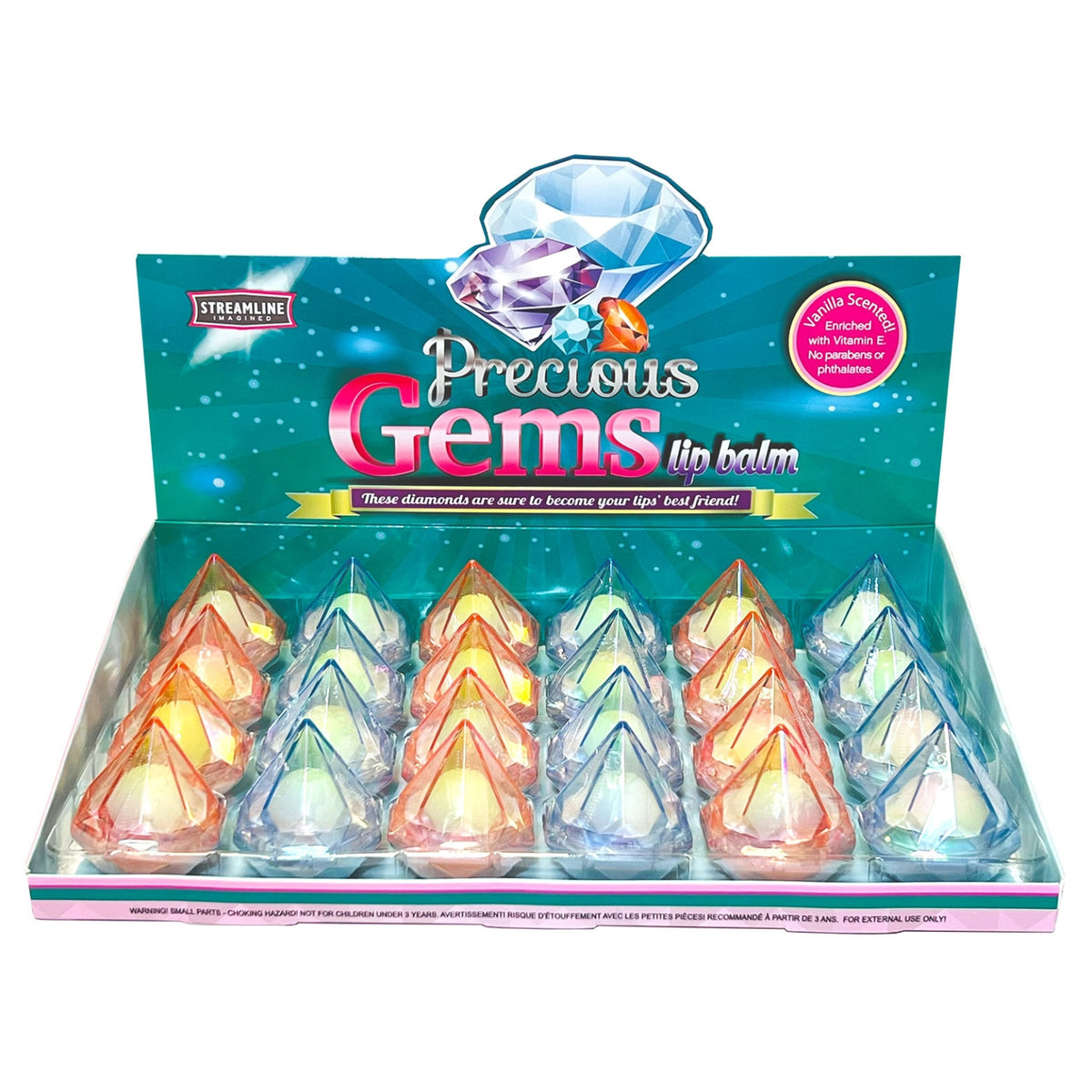 Precious Gems Lip Balm 2 PACK