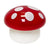 Mushroom Lip Balm, Strawberry Scented, Vitamin E, No Parabens, 2 Pack