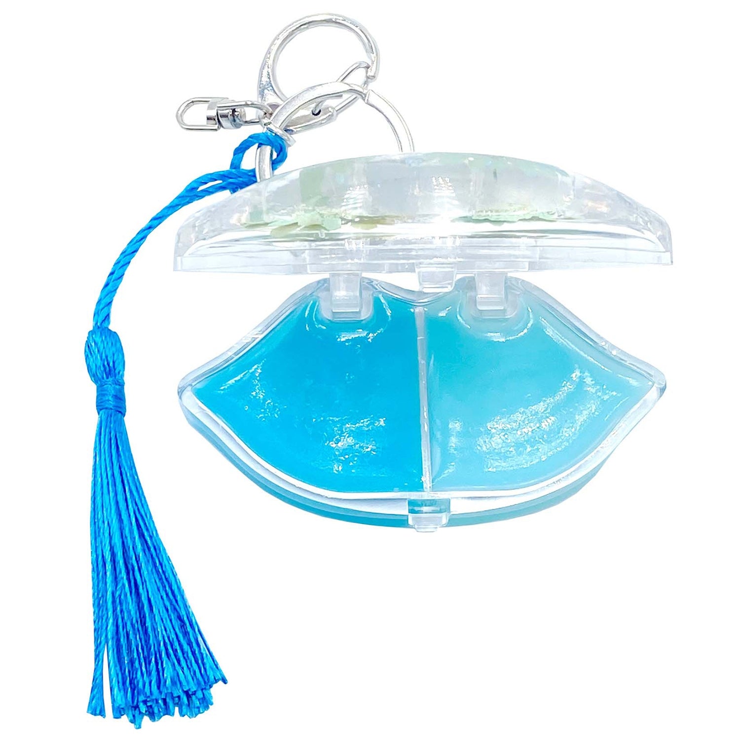 Sweet Lips Gloss Keyring w/ Tassel, 2 Pack