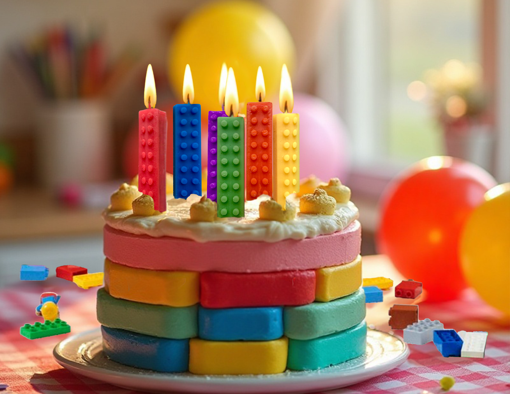 Blokz Candles 6 pcs Set