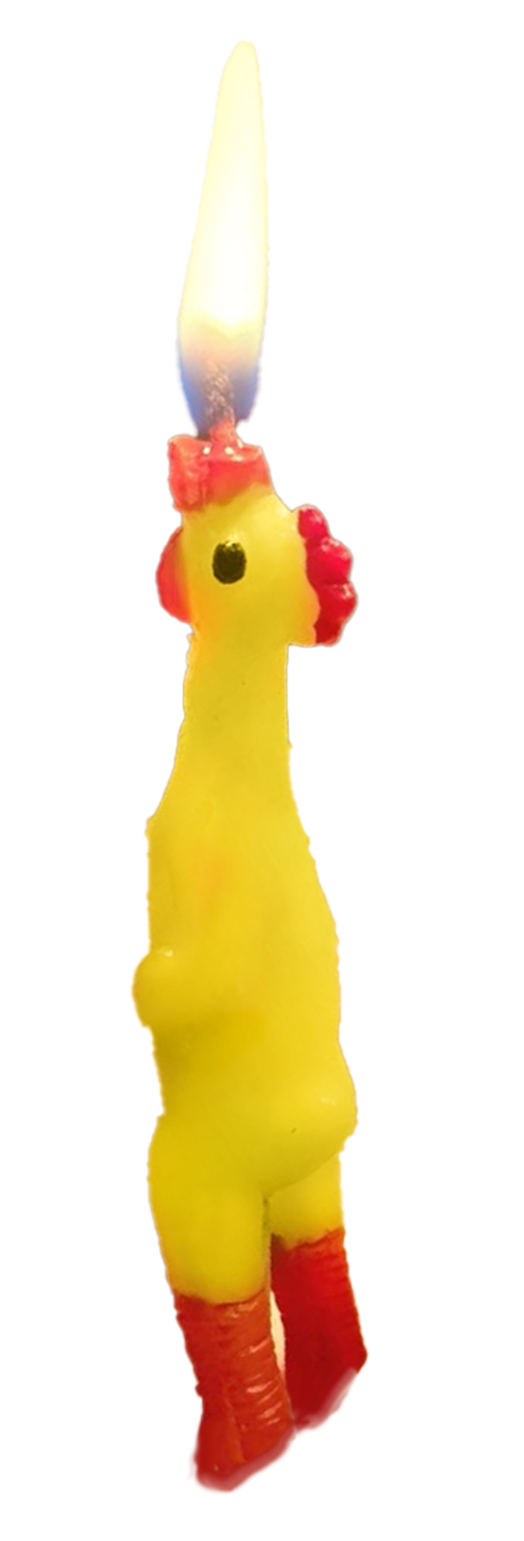 Rubber Chicken Candles 5 pcs Set
