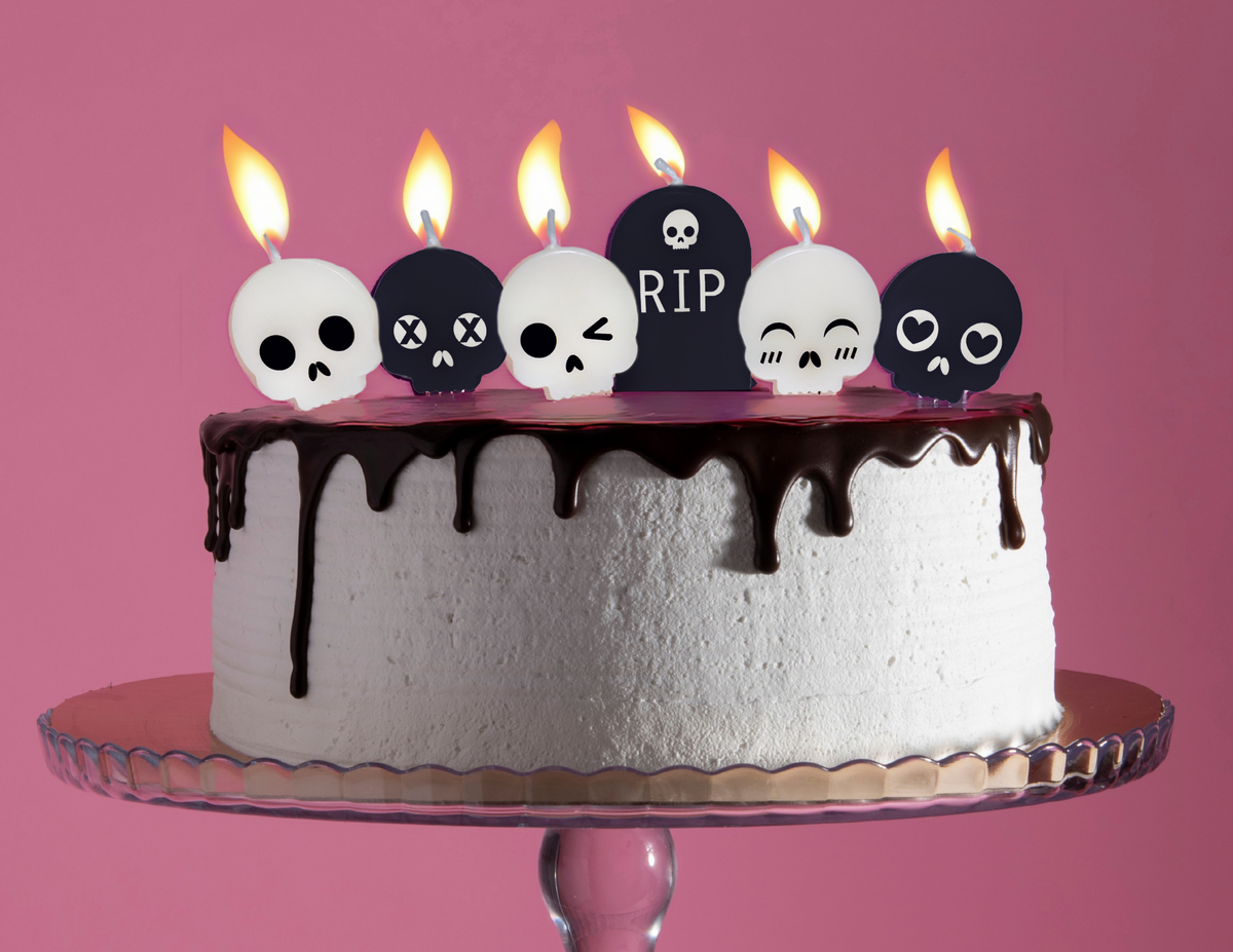 Graveyard Party Candles 6 pcs Set