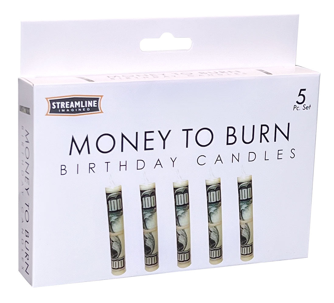 Money To Burn Candles 5 pcs Set