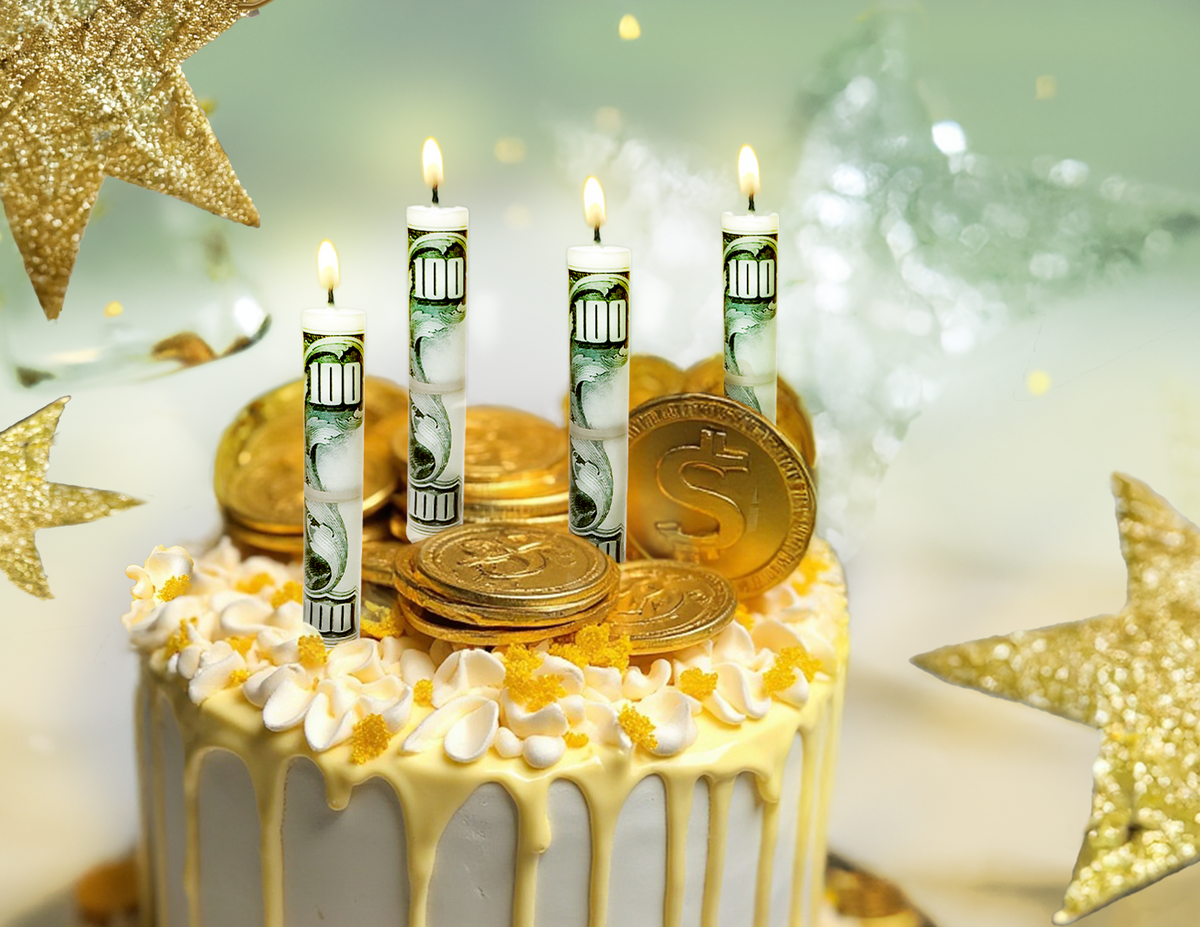 Money To Burn Candles 5 pcs Set