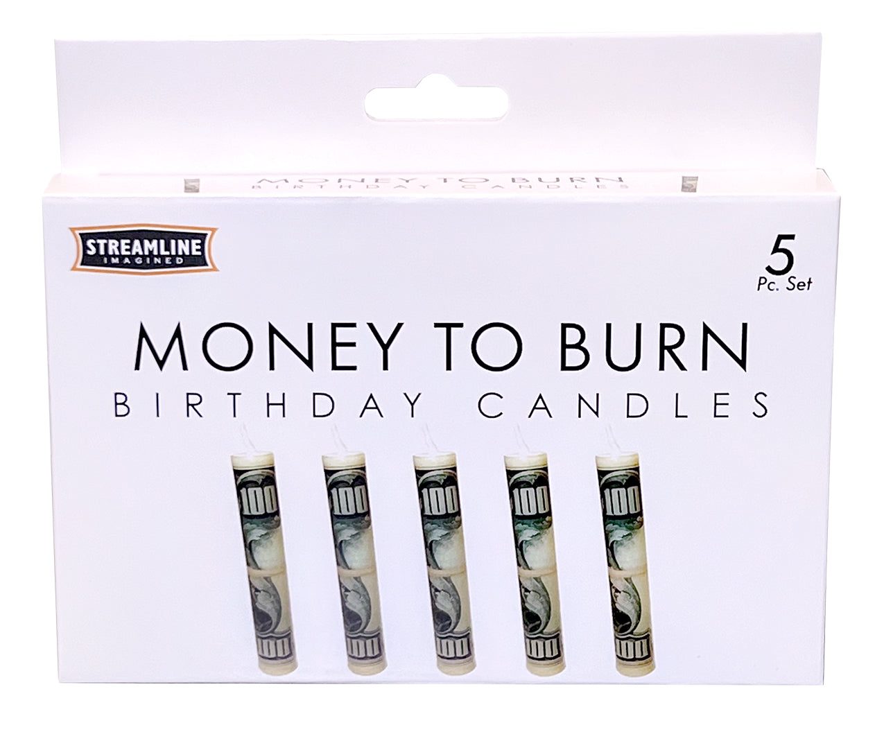 Money To Burn Candles 5 pcs Set