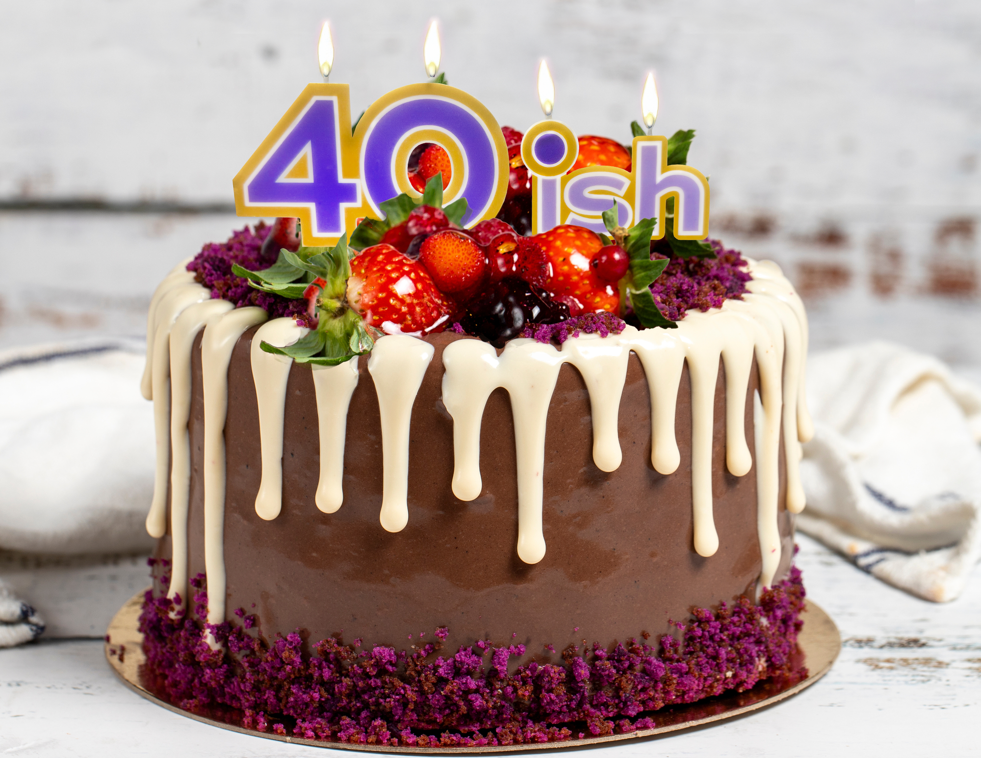 40 "ish" Birthday Candle