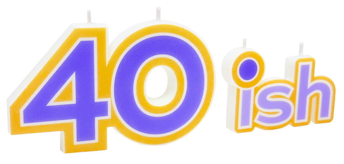 40 "ish" Birthday Candle