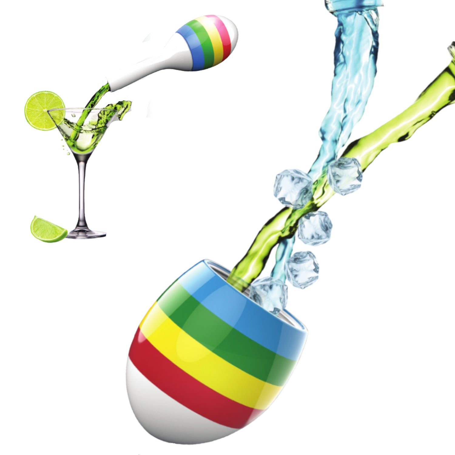 Maraca Cocktail Shaker