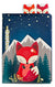 Sweetie Fox Pocket Journal, 1 Pen, 2 Magnets
