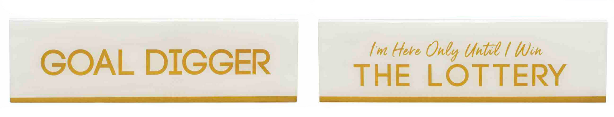 F.A.W.K. Two Sided Desk Plaques