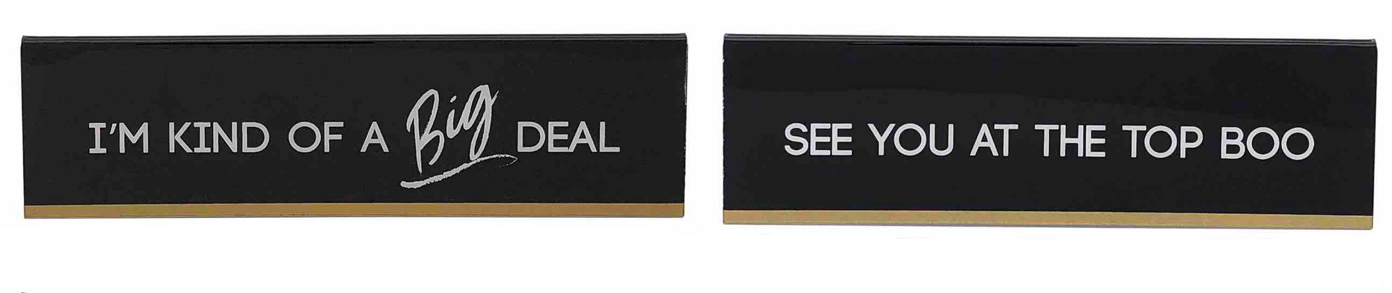 F.A.W.K. Two Sided Desk Plaques