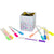 Confetti Pen cup w/ Gel Pens