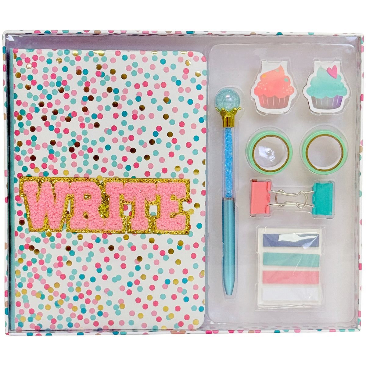 Confetti Boxed Stationary Set