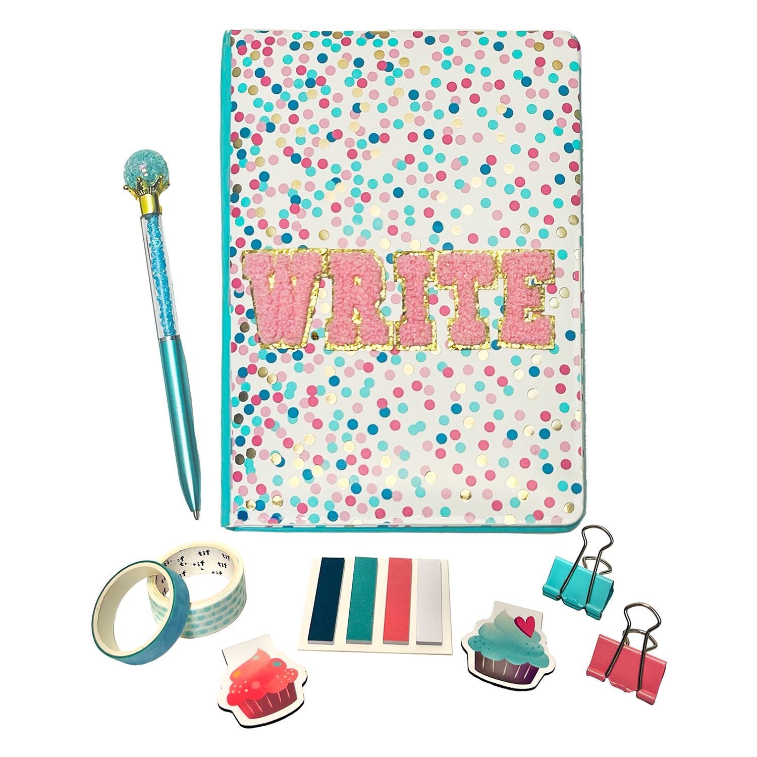 Confetti Boxed Stationary Set