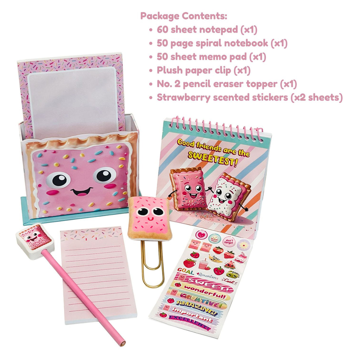 Toaster Pastry Boxed Stationery Set
