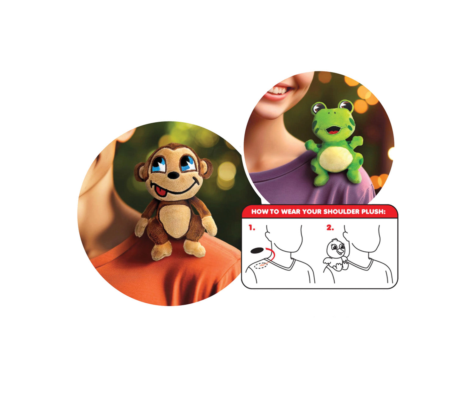 Magnetic Shoulder Plush