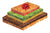 Cheeseburger Stackable Gift Boxes 3pc Set