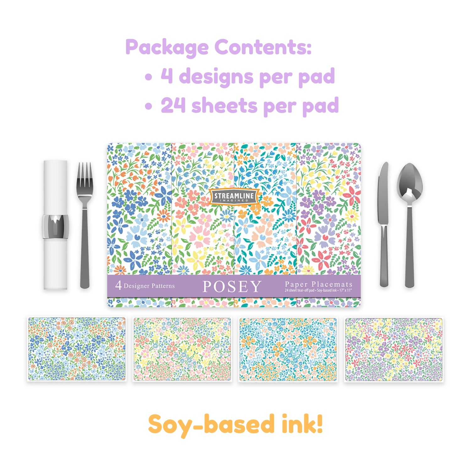Paper Pad Placemats - Posey