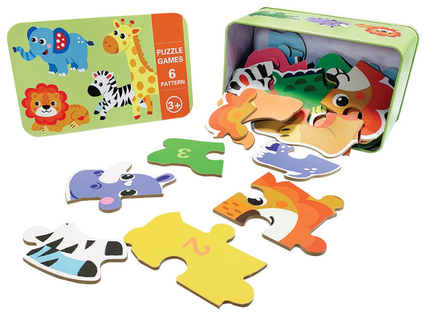 Puzzles in a Tin - Zoo Animals - Streamline Imagined Retail