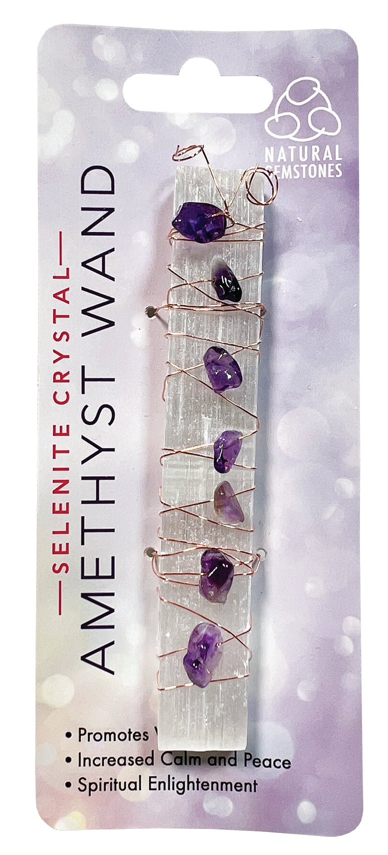 Amethyst Wand &amp; Chakra Wand