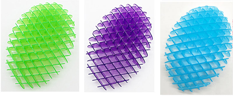 Mesh Matrix Fidget Toy - Translucent Neon