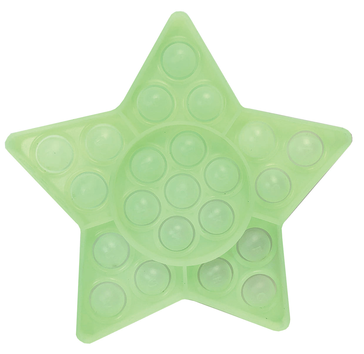 Poptastic Fidget Toys - Glow in the Dark, 2 Pack