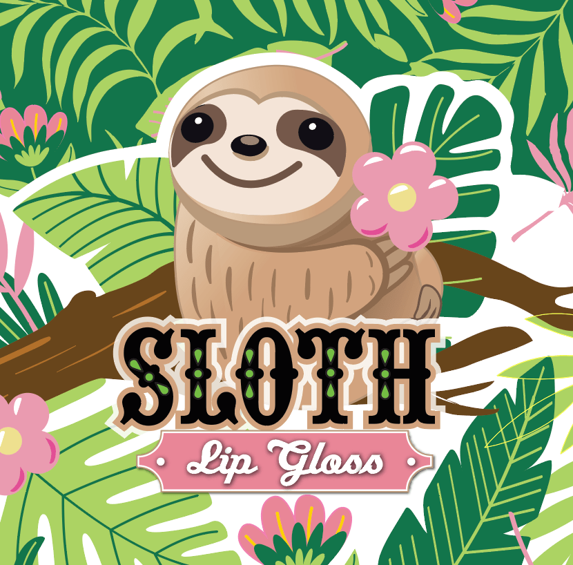 Sloth Lip Gloss, 2 Pack