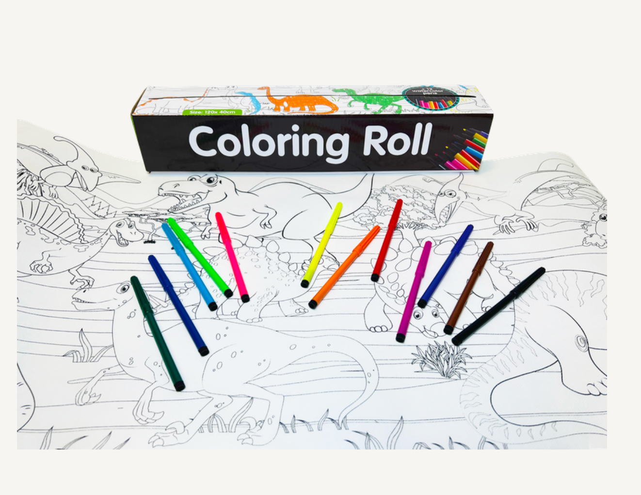 Jumbo Coloring Roll - Dinosaur Explore!