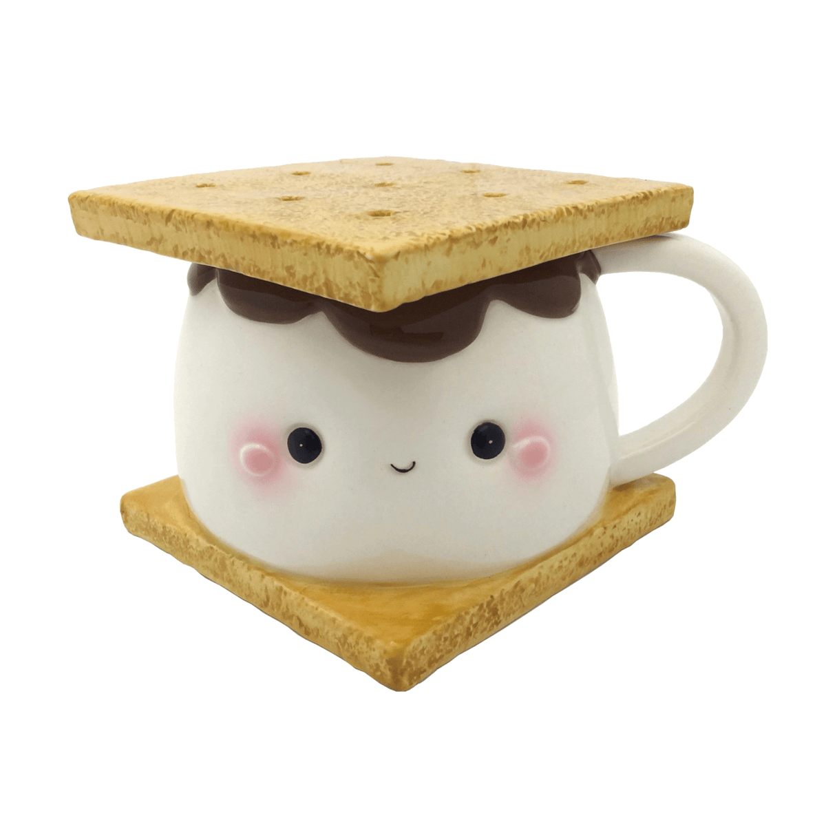 S&#39;mores Mug, 16 oz, Ceramic with Lid