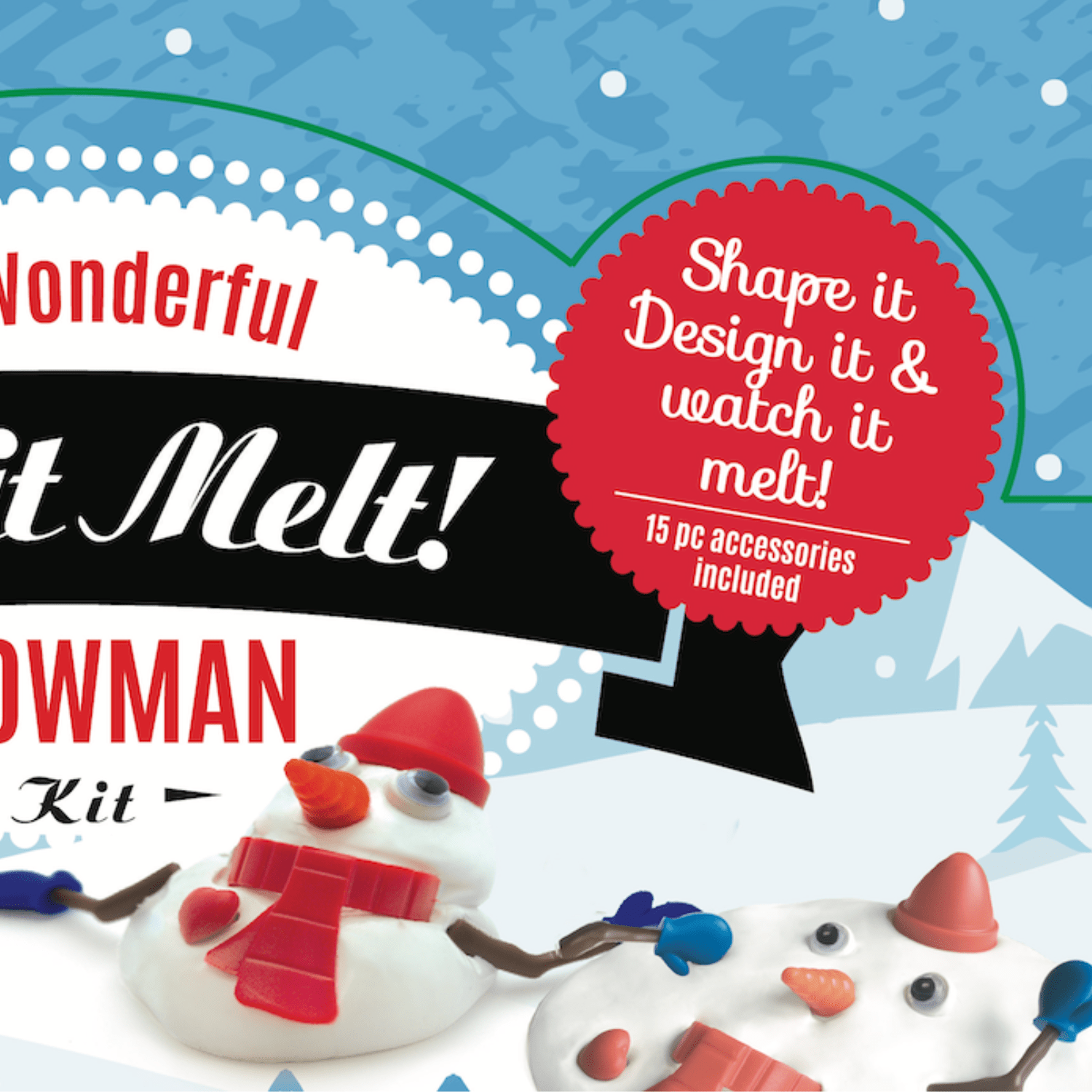 Wonderful "Let it Melt" Snowman Kit, 15 Pieces