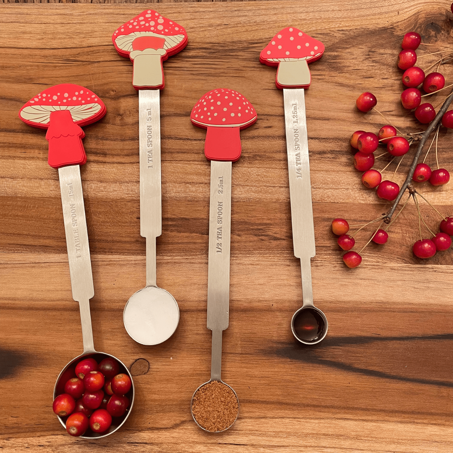 Mushroom Measuring Spoon Set