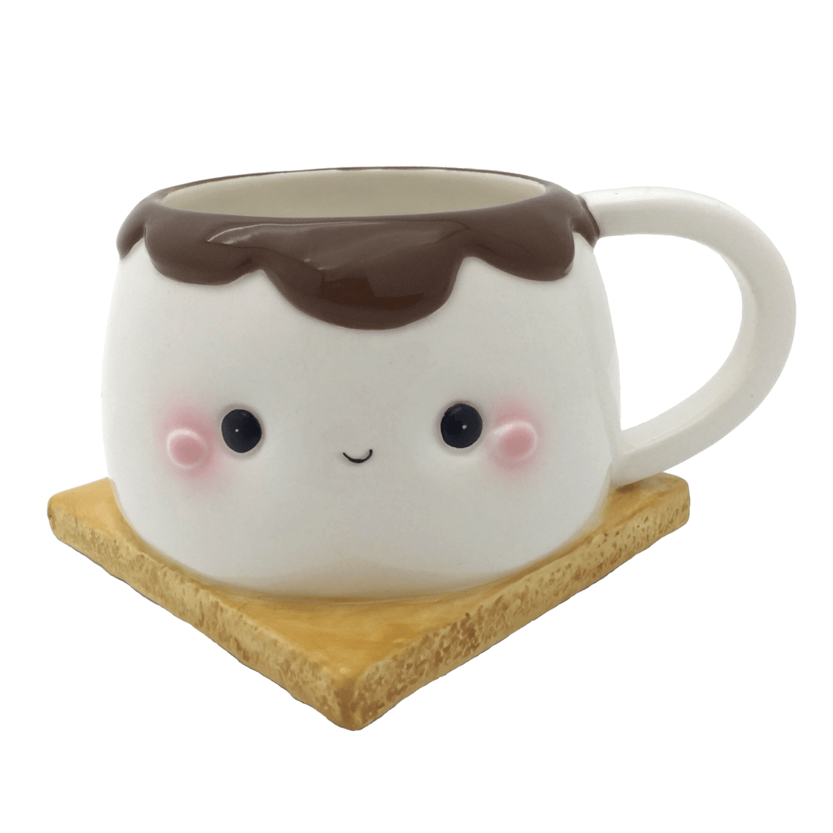 S&#39;mores Mug, 16 oz, Ceramic with Lid