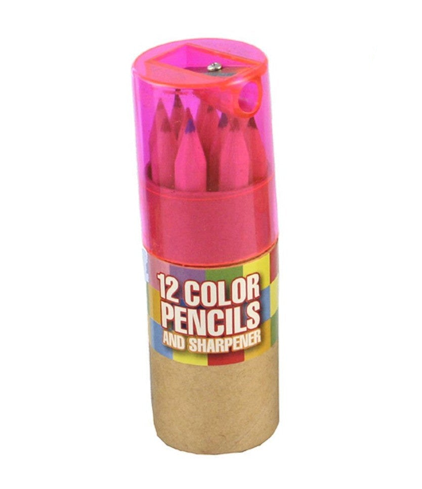 Color Pencils Set With Sharpener