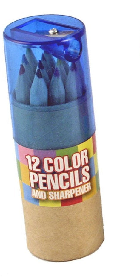 Color Pencils Set With Sharpener