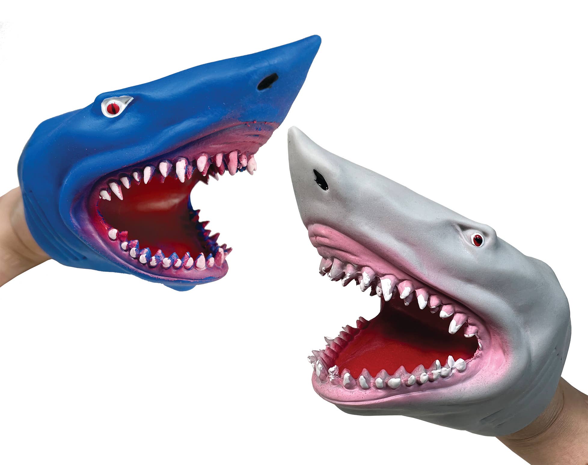 Sharks Puppet Rip Ferocious Shark Hand Puppet, 2 Pack - Streamline Imagined Retail