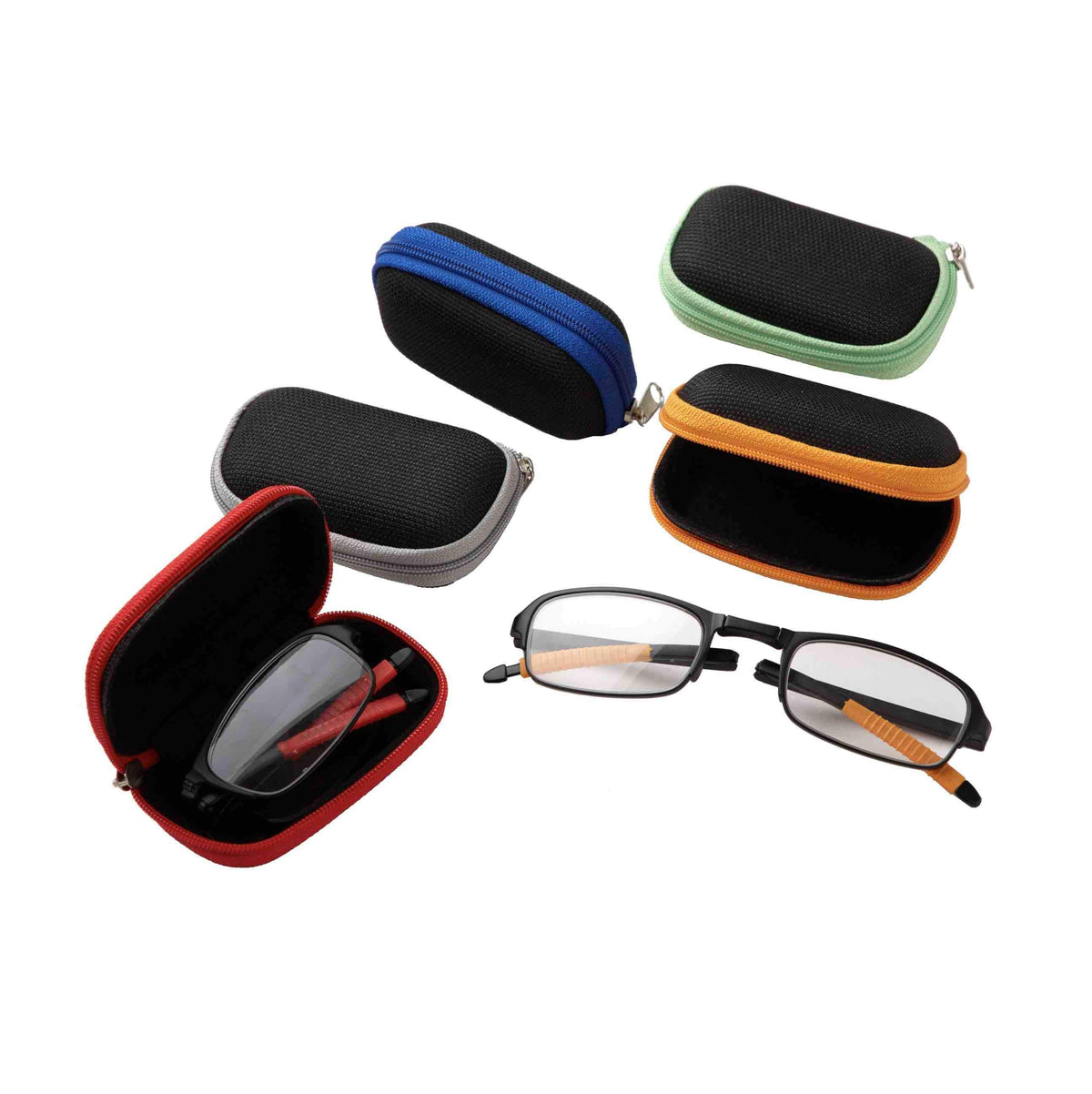 Foldable Reader Eyeglasses with Case