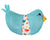 Birds of Happiness Tea Towel & Bird Oven Mitt - 2pc Set