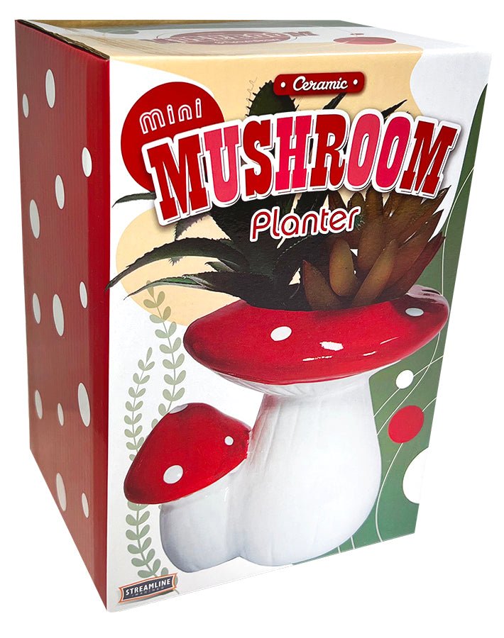 Mini Dual Mushroom Planter