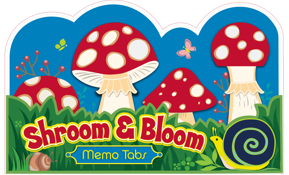 Shroom &amp; Bloom Memo Tabs