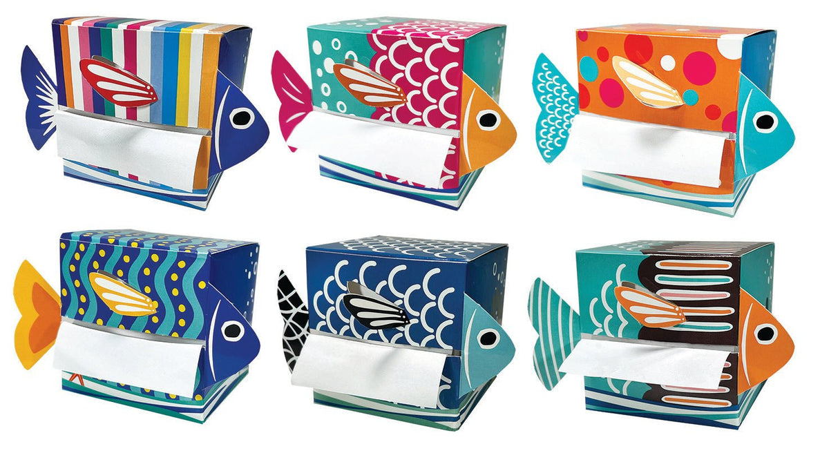 Fish Tales Sticky Notes &amp; Colorful Dispensers