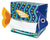 Fish Tales Sticky Notes & Colorful Dispensers