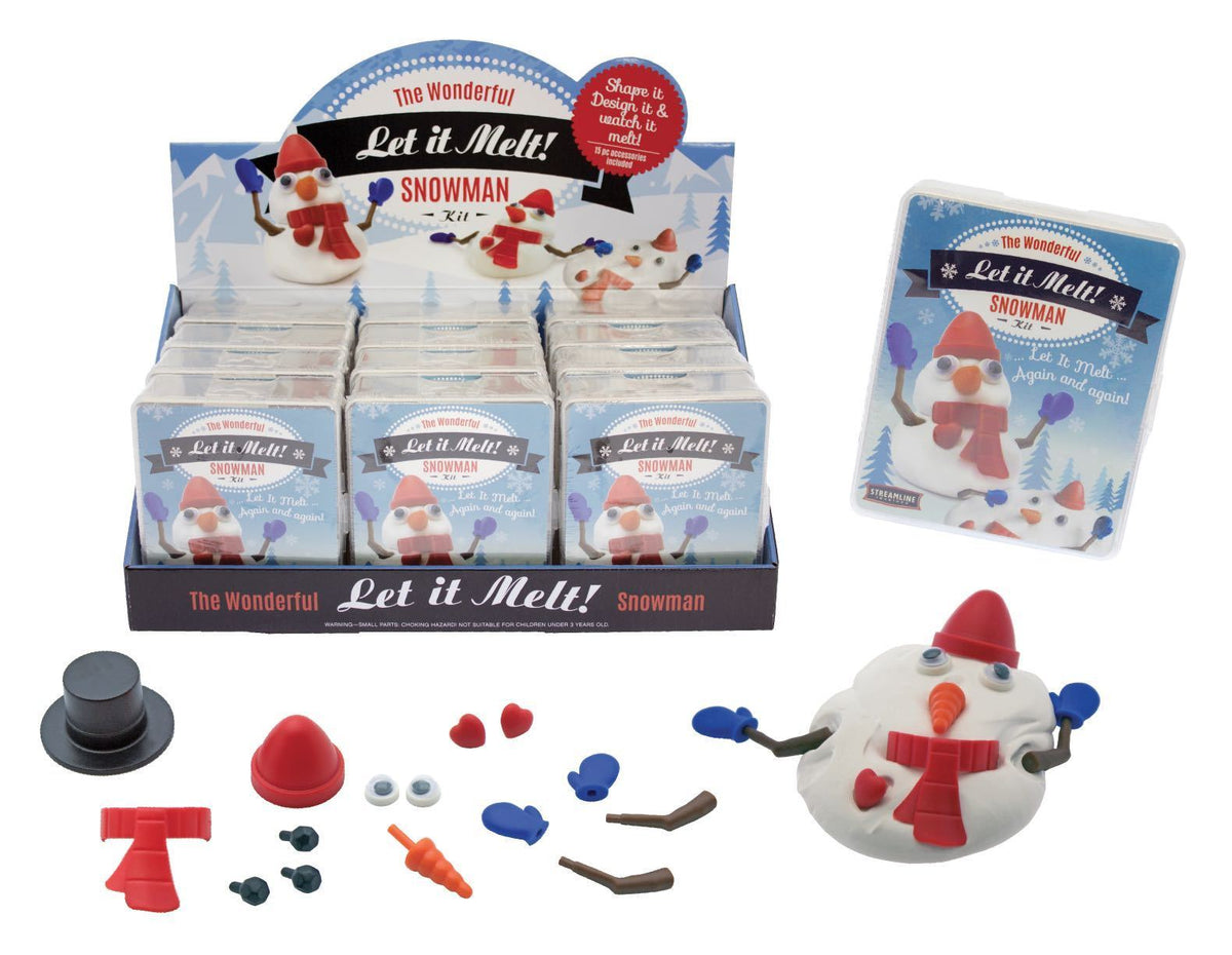 The Wonderful Let it Melt Snowman Kit - Streamline NY Retail Store