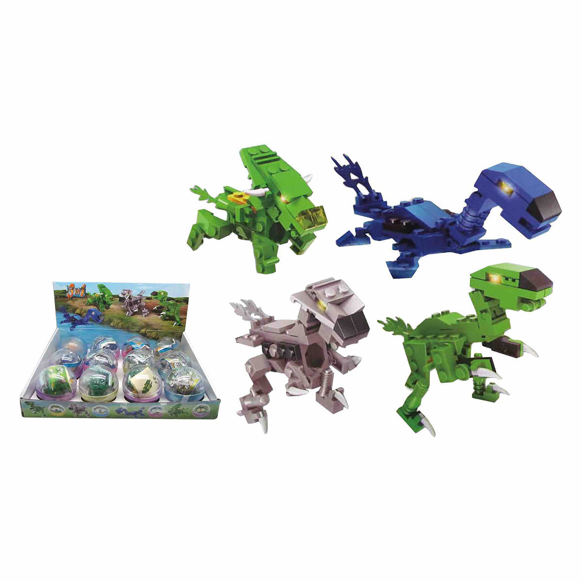 Mini Builder Dinosaur Set