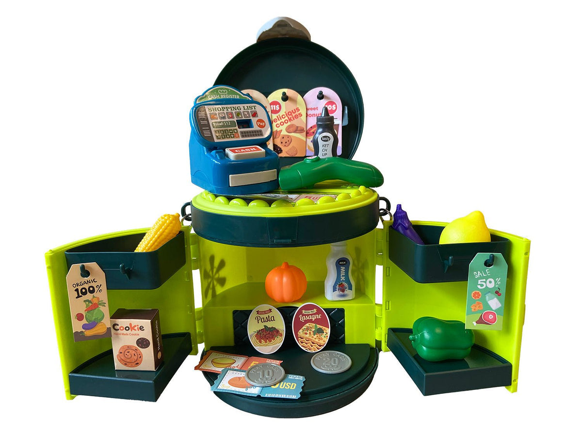Travel Case Themed Playset- Shopping Edition