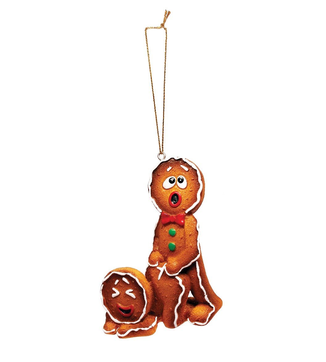 Bad Biscuit Crooked Christmas Ornament