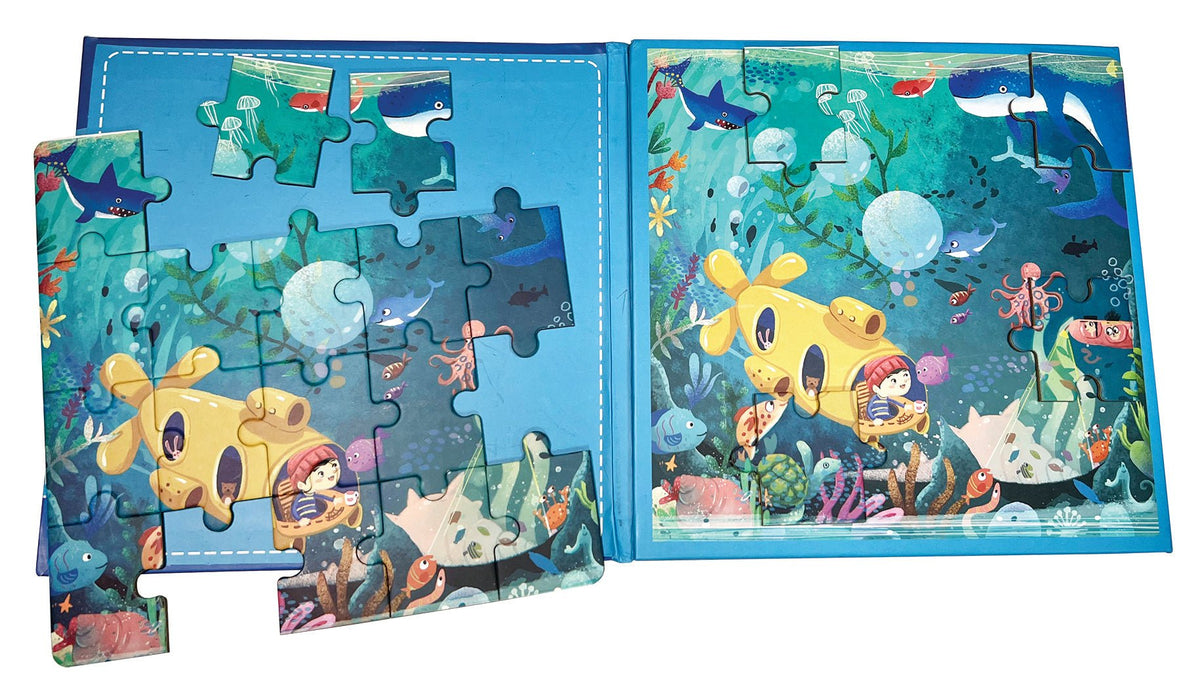 Magnetic 2 Puzzles in 1 Book