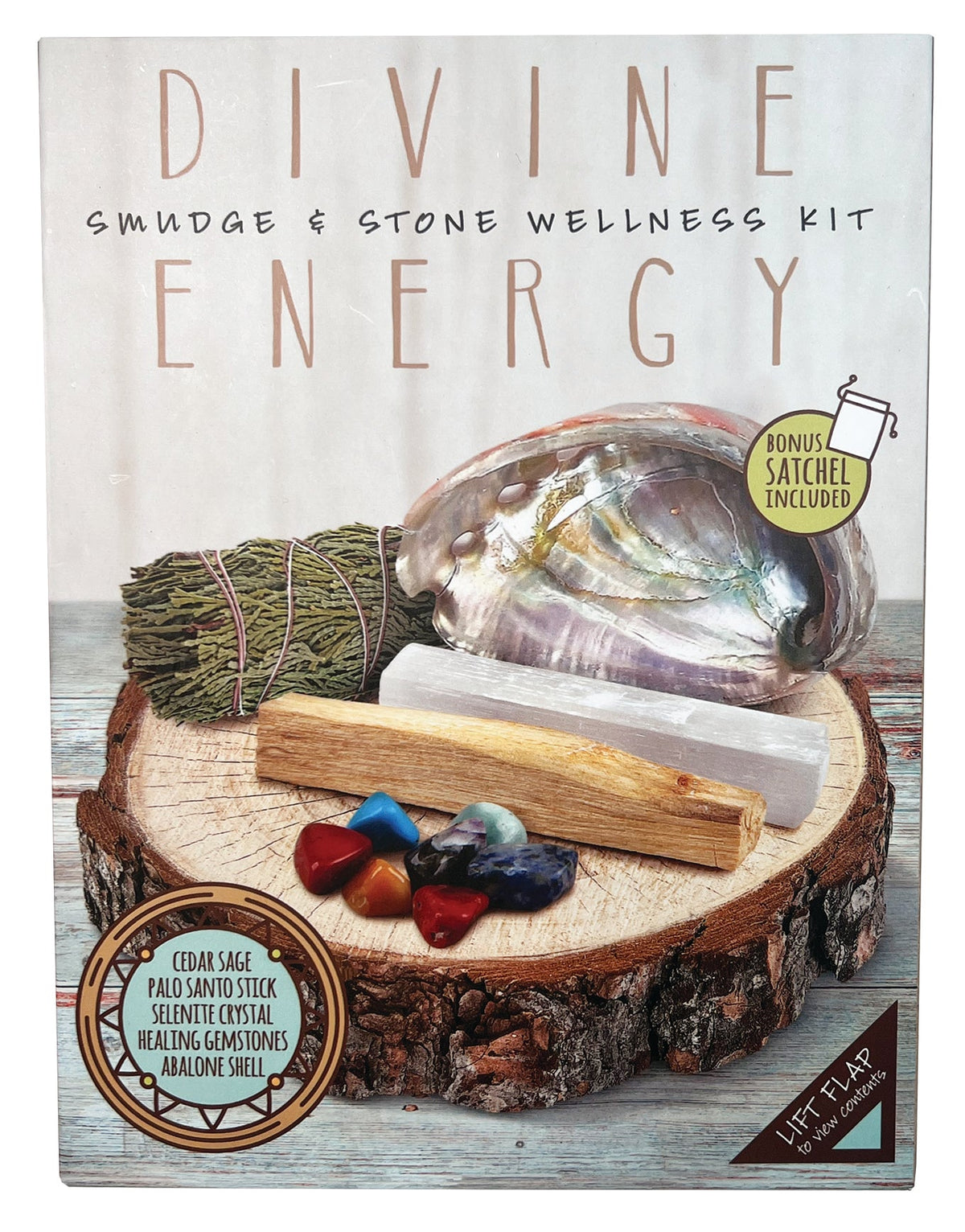 Divine Energy Smudge &amp; Stone Wellness Kit