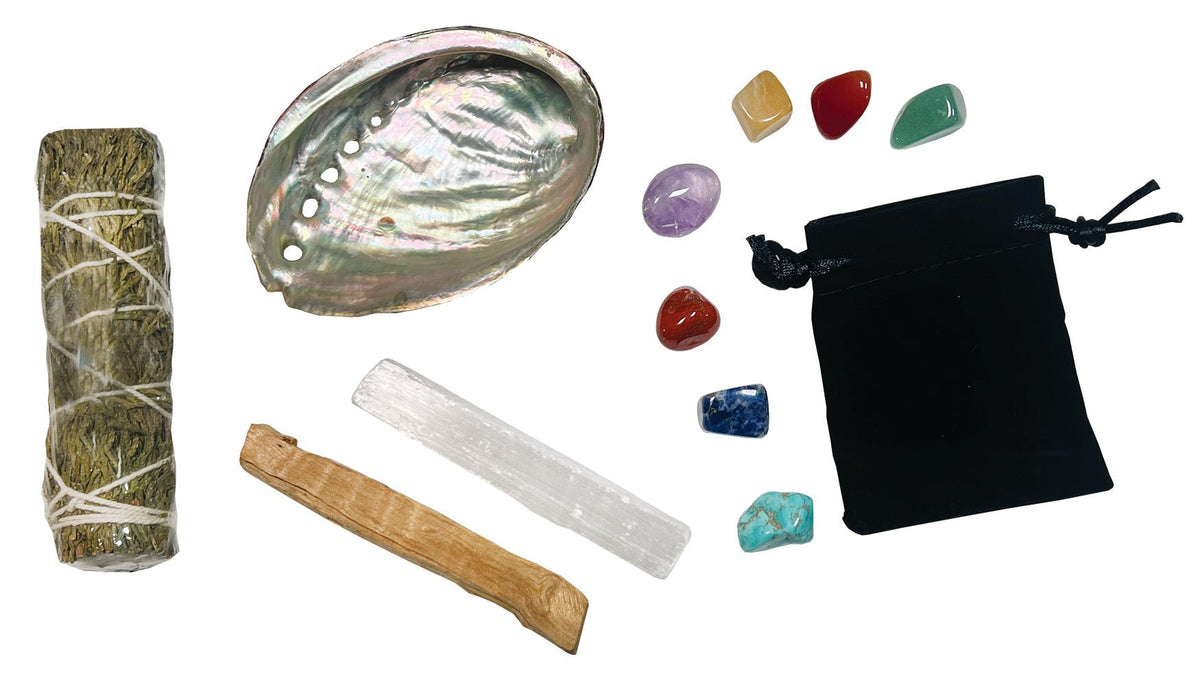 Divine Energy Smudge &amp; Stone Wellness Kit