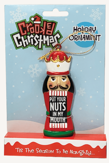 Put Your Nuts Crooked Christmas Ornament
